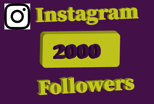 2000+ instagram followers,best quality and Lifetime permanent