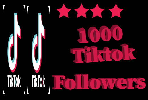 1000+ tiktok Followers, best quality and 100% real