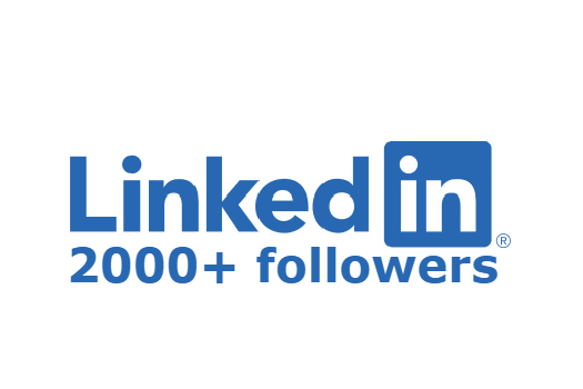 LinkedIn 2000+ followers none drop INSTANT start