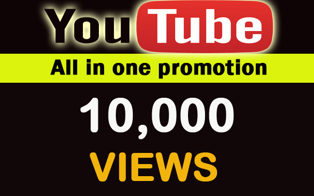 YouTube 10,000 organic views For You