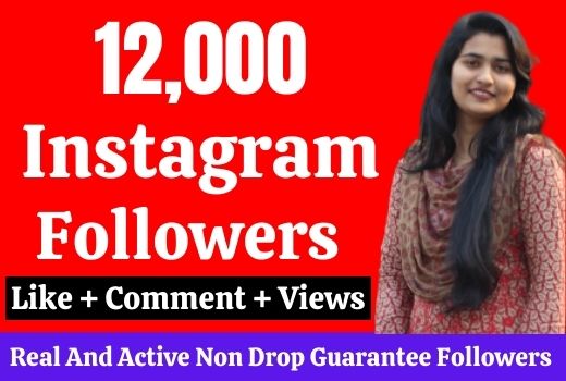 Get 19,000 real Instagram followers, No Drop, Lifetime Guarantee