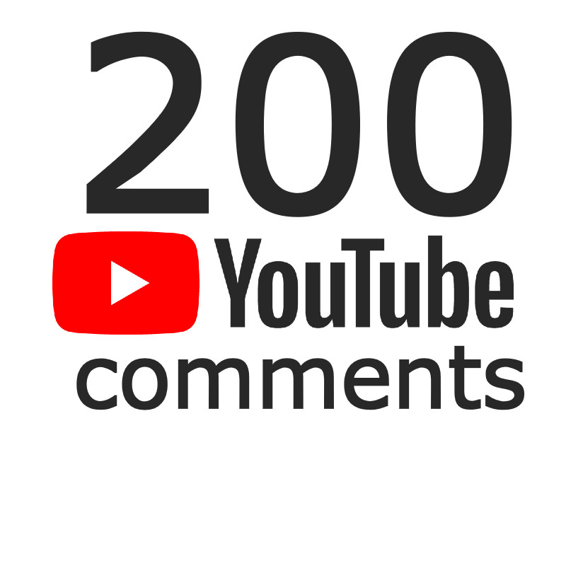 i will provide you 50 or 100 or 200 youtube RANDOM comments