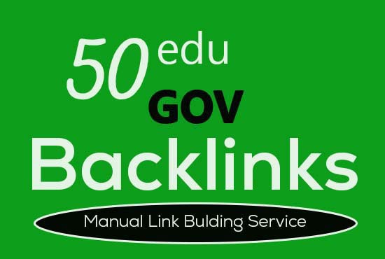 I will create 50 edu gov profile backlinks manually