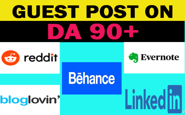Write and Publish Guest Post on DA90+ High Domain Authority