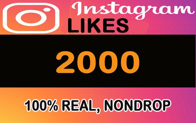2000 Instagram Likes stable, Nondrop