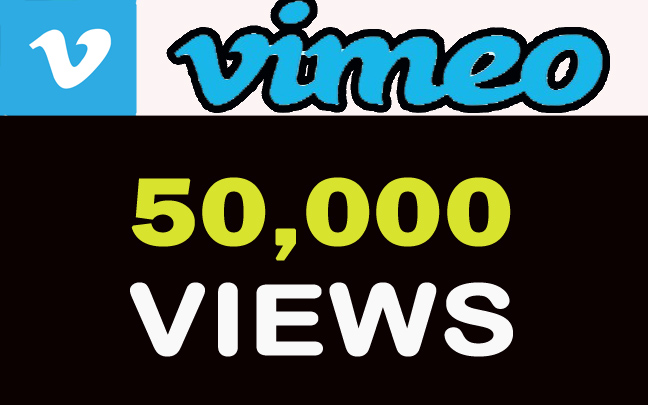 50,000 VIMEO PROMOTION For You……