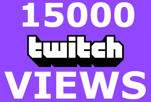 Send you 15,000+ twitch VIDEO VIEWS