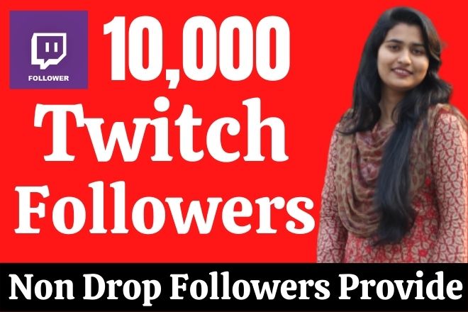 provide 10 000 Real HQ Twitch Followers