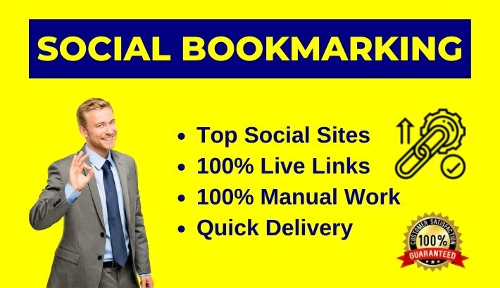 High-Quality 50 Social Bookmarking backlinks website ranking