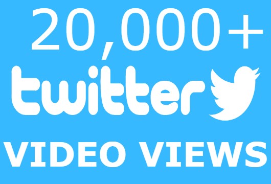I will add you 20,000 Twitter Video Views