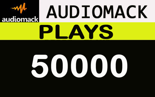 50,000 Audiomack plays promotion for your track