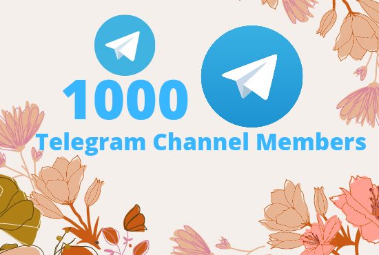 I Will Provide You 1000 Telegram Channel Members Lifetime Guaranteed