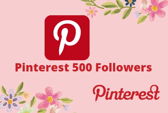 Get 500 Pinterest Followers lifetime guaranteed permanently organic Nondrop