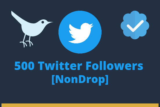 I will add 500 Twitter Followers lifetime guaranteed permanently organic promotion