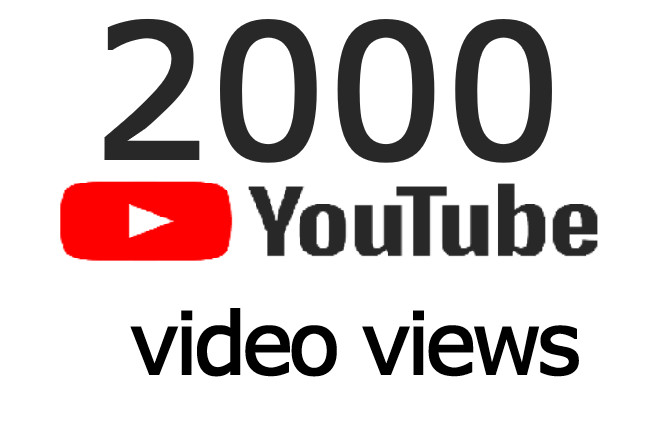 2000 Youtube views Real non drop guaranteed