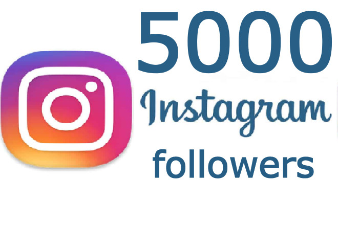 5000 Instagram Real Followers guaranteed