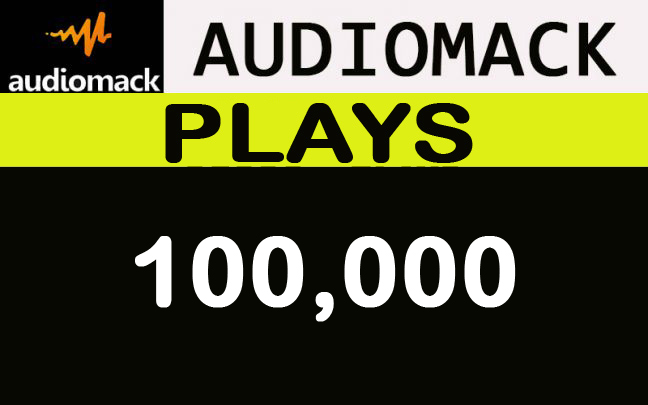 100,000 Audiomack plays promotion for your track