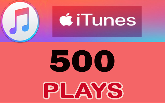 500 iTunes/ Apple streams/Plays Worldwide