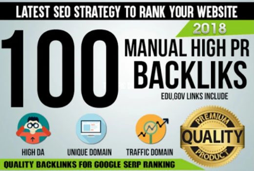 Manually 50 PR-9, 20 EDU/GOV And 30 Social Bookmarks SEO Backlink For Your Website Ranking