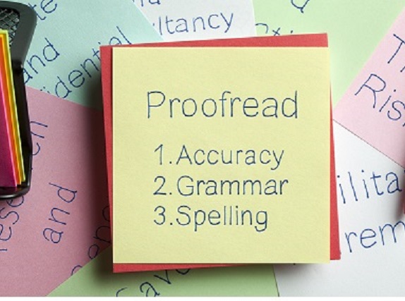 Proofreading and copy editing by accredited proofreader and copy editor
