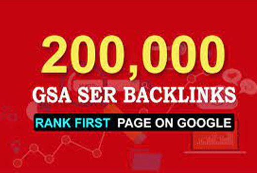 200K GSA SER High Quality & Powerful SEO Backlinks Google Rank First Page