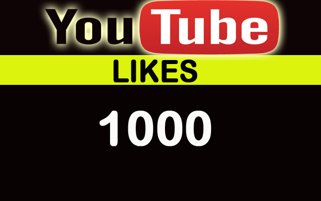 YOUTUBE VIDEO PROMOTION 1000 youtube likes