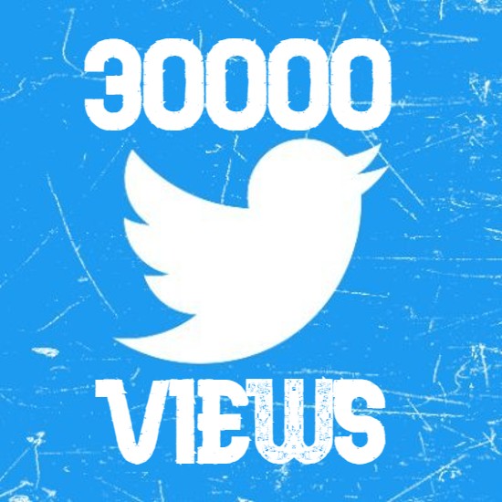 30000 Twitter video views Instant start