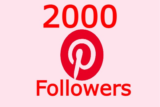 SEND you 2000+ Pinterest followers instant