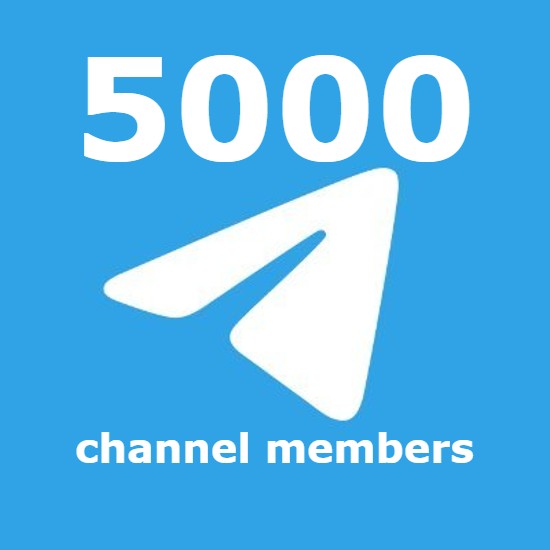 5000 telegram channel members non drop