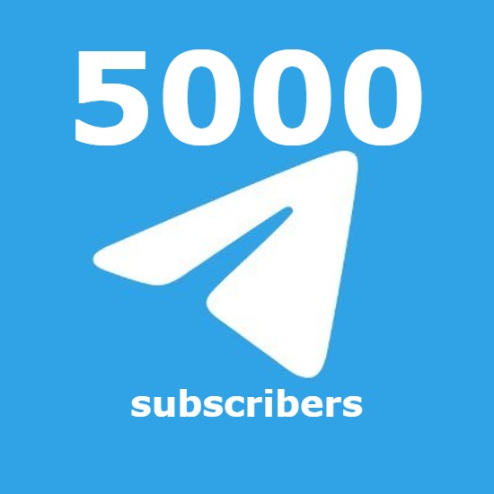5000 telegram subscribers non drop HQ