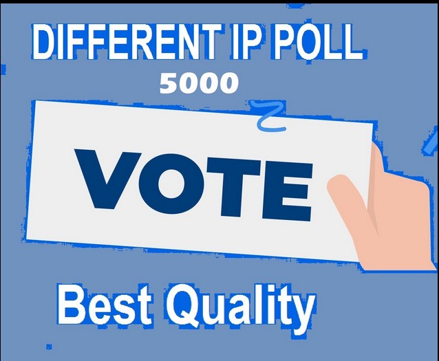I will provide Different IP 500+ Votes Any Online Voting Contest poll votes