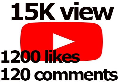 15K YouTube Views with 1200 Likes and 120 comments Non Drop Guaranteed