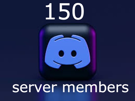150 Discord server member with photo HQ