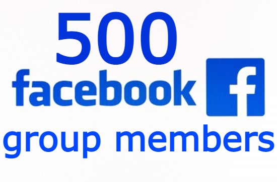 500 Facebook group member High Quality