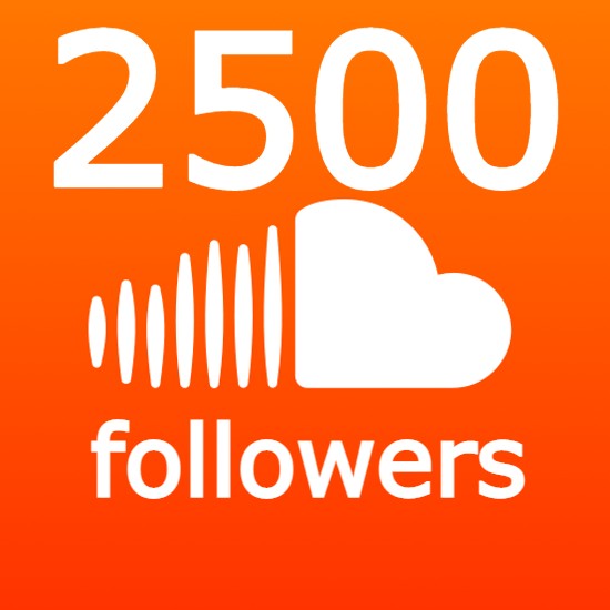 i send you 2500+ SoundCloud followers