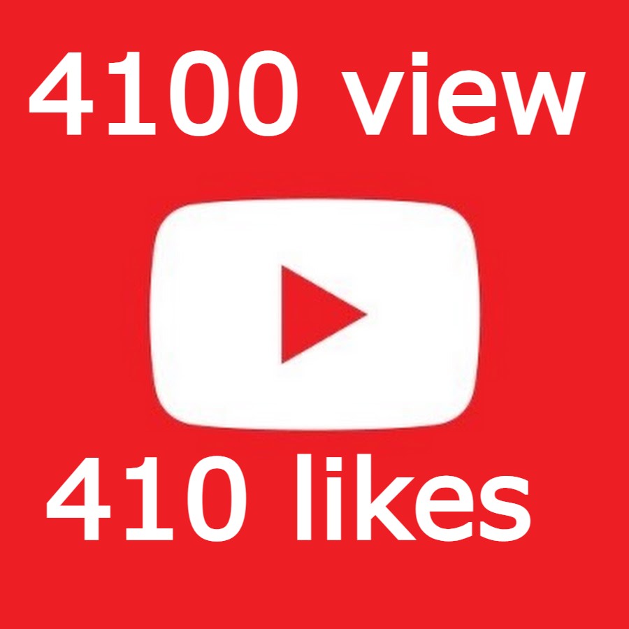 4100 High Retention YouTube Video Views with 410 likes and 45 comments non drop