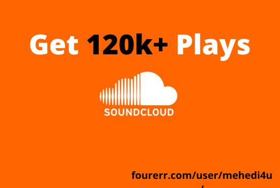 Get 120k+ SoundCloud Plays from USA accounts ||  Lifetime Guarantee || 100 % Permanent