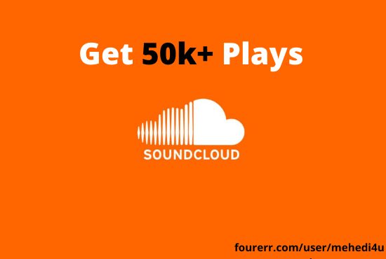 I will provide 50k+ SoundCloud Plays from USA accounts ||  Lifetime Guarantee || 100 % Permanent