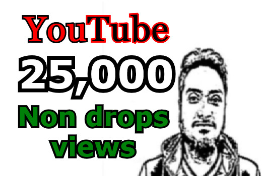 Exclusive 25,000 YouTube views with 10,000 likes within 72 hours