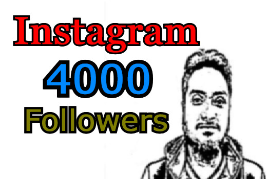 4000 Instagram worldwide followers non drop