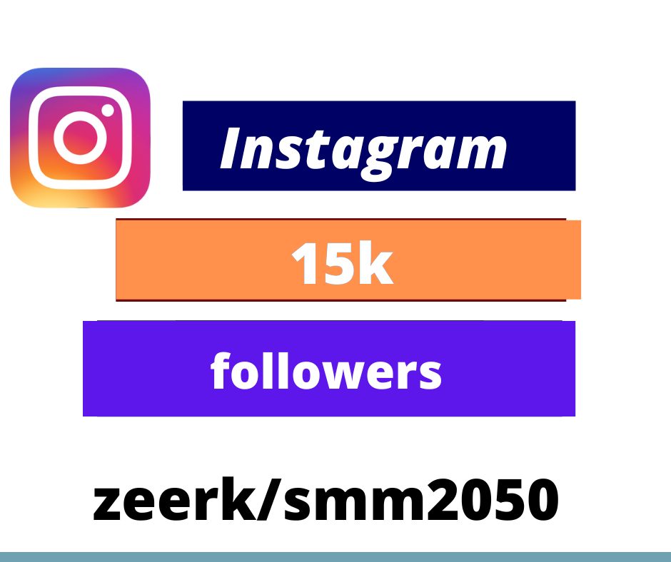 Instant Profile Instagram Real 15k+ Followers Parmanent, Non-drop, and 100% Lifetime guarantee