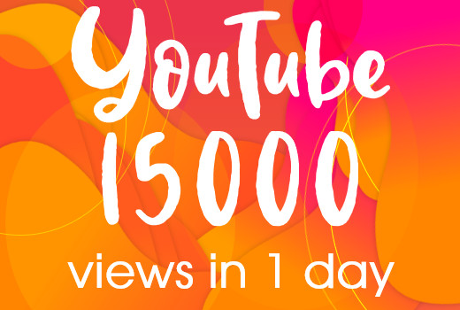 15000 YouTube non drop views in just 1 day