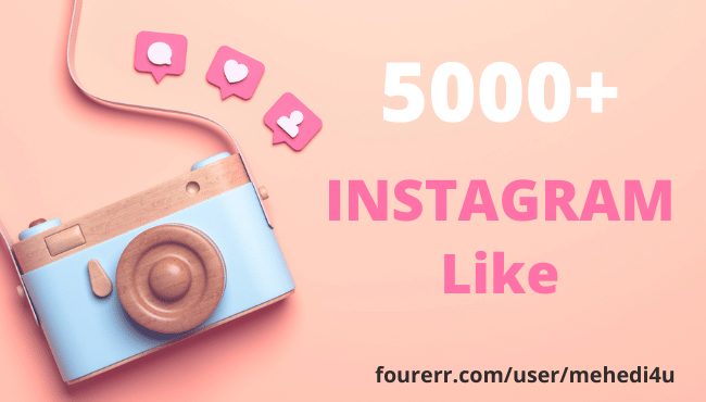 Get 5000+ Instagram Likes || Permanent || 100% original