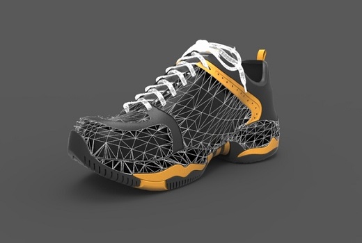 I will design an amazing 3d nft sneakers, footwear and shoe