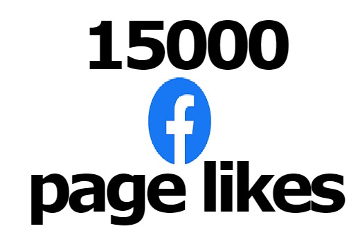 ADD you 15000+ Facebook Page likes Lifetime Guarantee