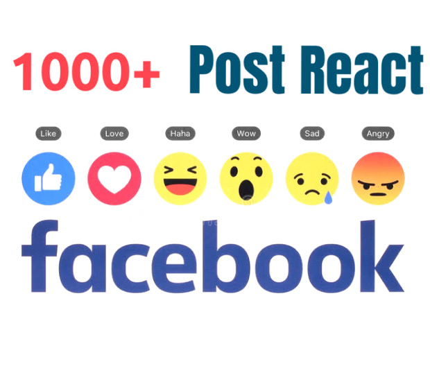 Add 1000+ FaceBook Post React. Fast and non drop.