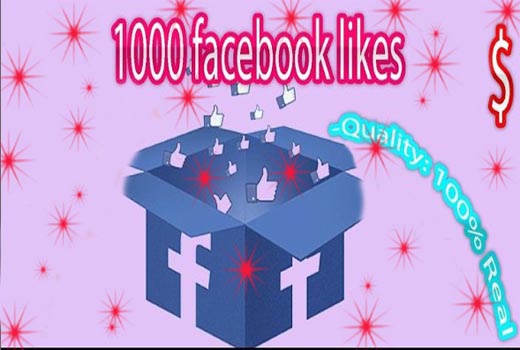 You will Get 1200 Real Facebook post likes…