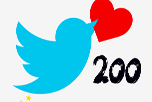 GET 200 twitter permanent likes promotion