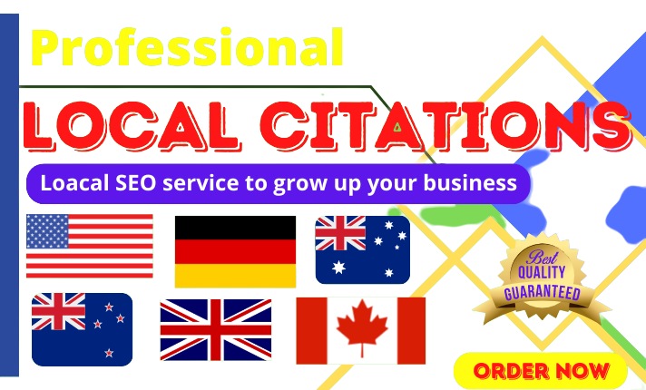I will do professional local citations or business directory listing for any country