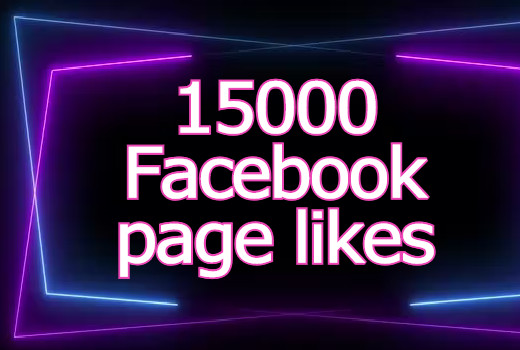 15000 Facebook page likes+followers